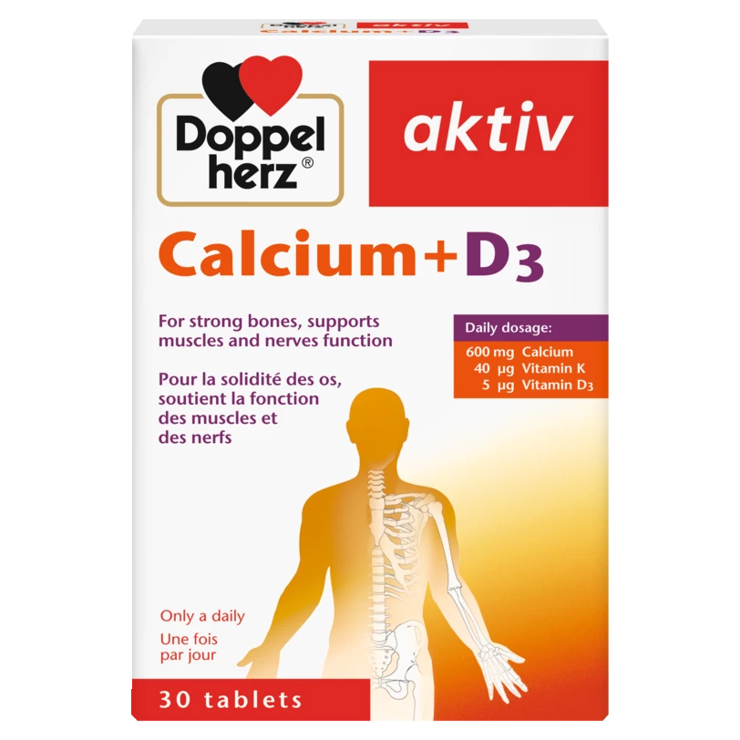 Doppelherz Calcium+D3