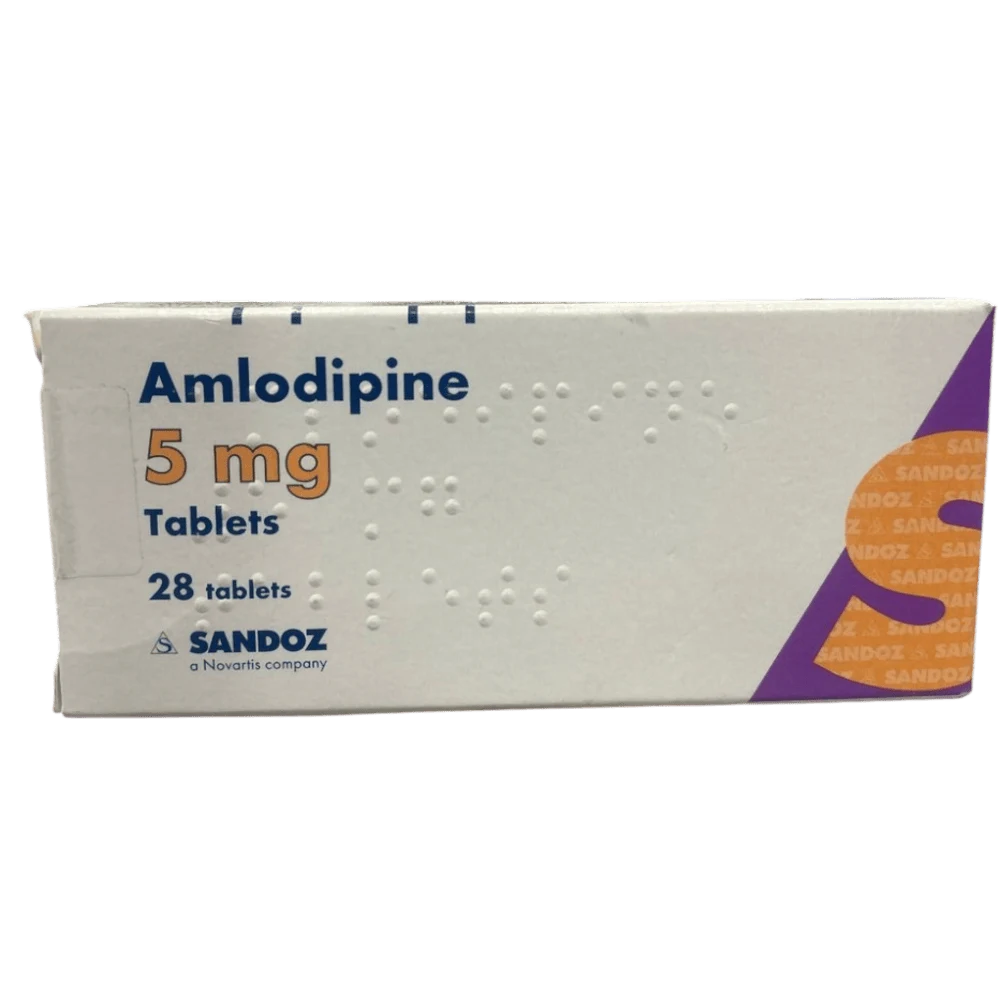Amlodipine Sandoz 5mg Tablets x28
