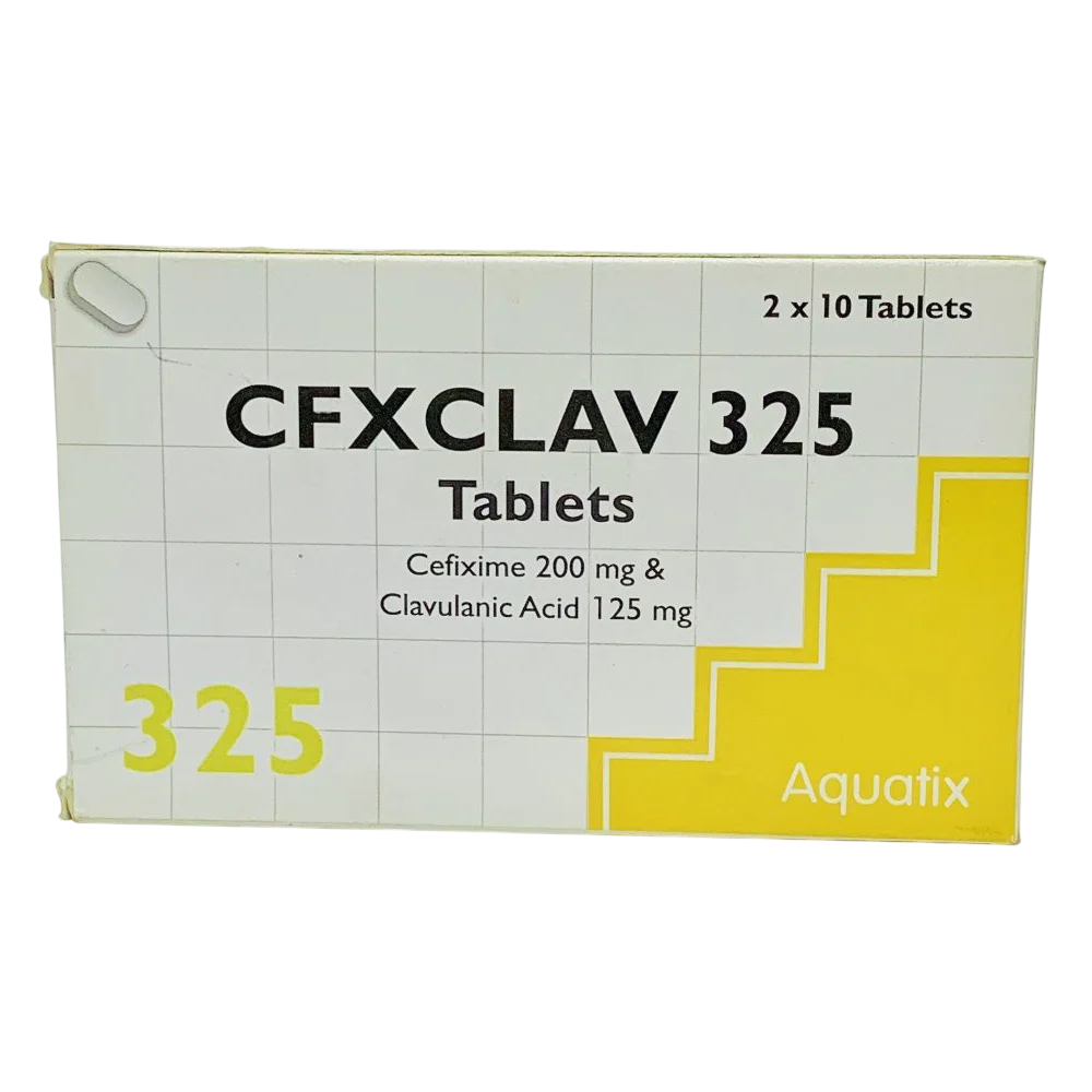 Aquatix Cfxclav 325 Cefixime 200mg/Clavulanic acid 125mg x10
