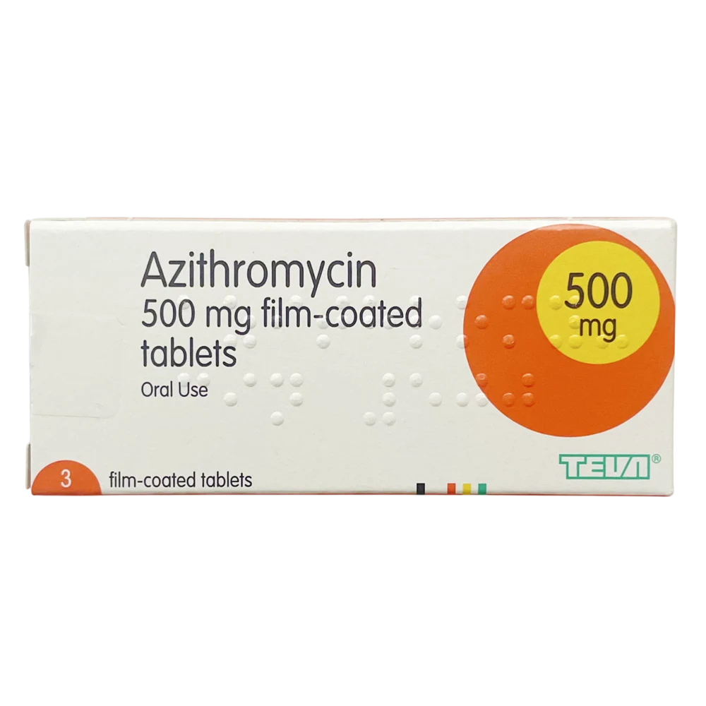 Azithromycin Teva 500mg x3