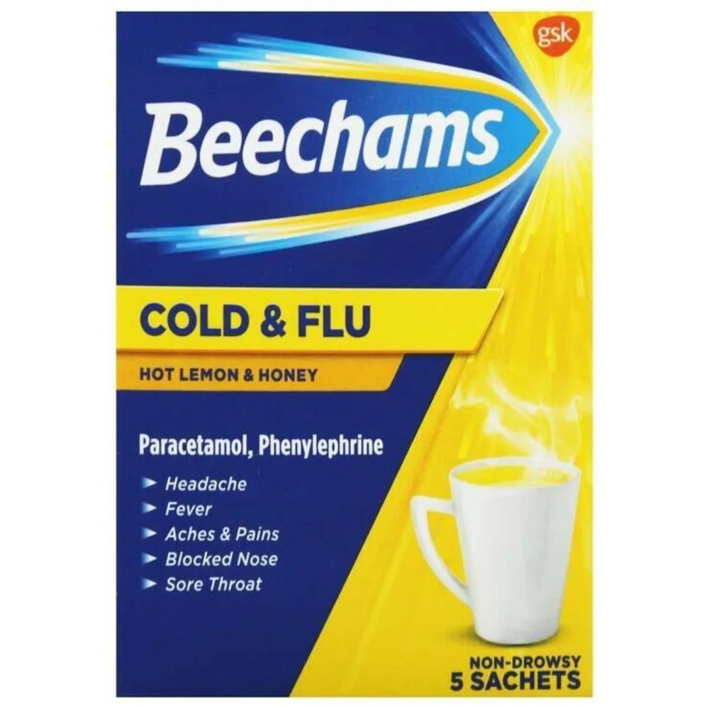 Beechams Cold & Flu Hot x5
