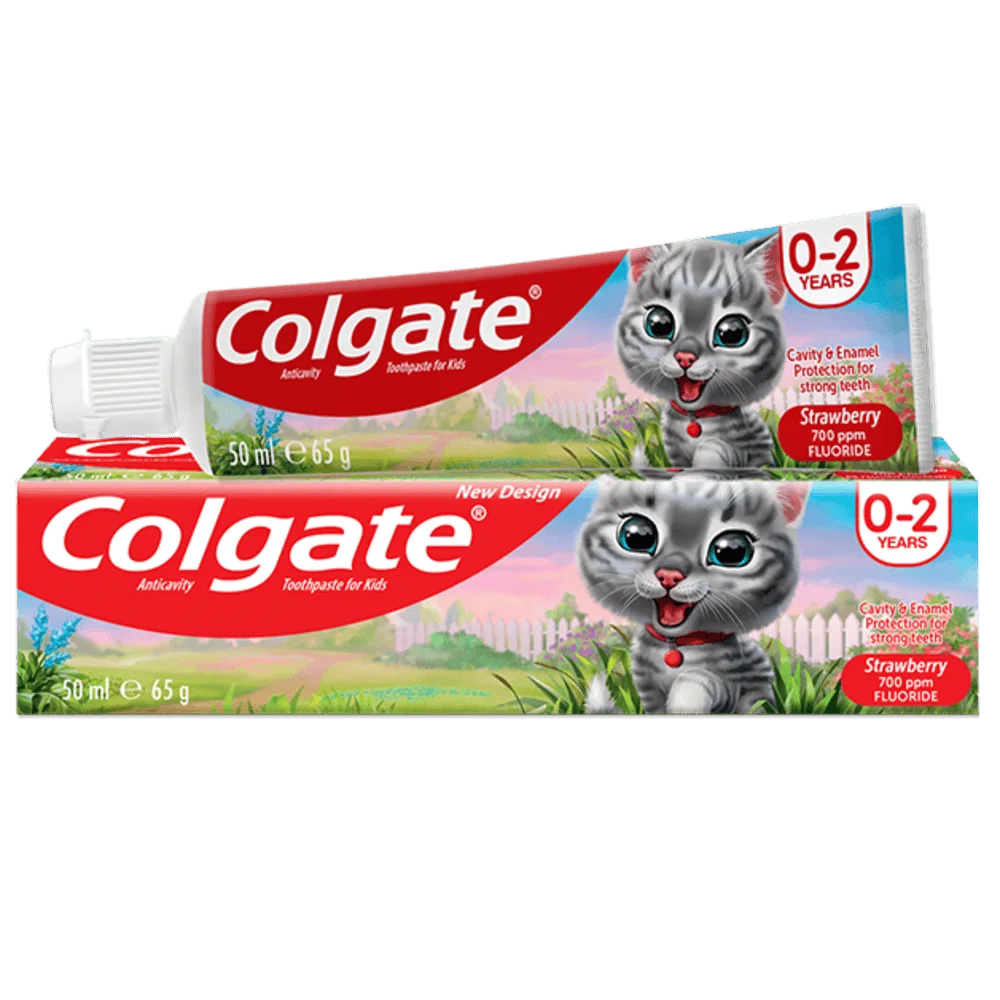 Colgate 0-2yrs Strawberry Flavored Toothpaste 50ml
