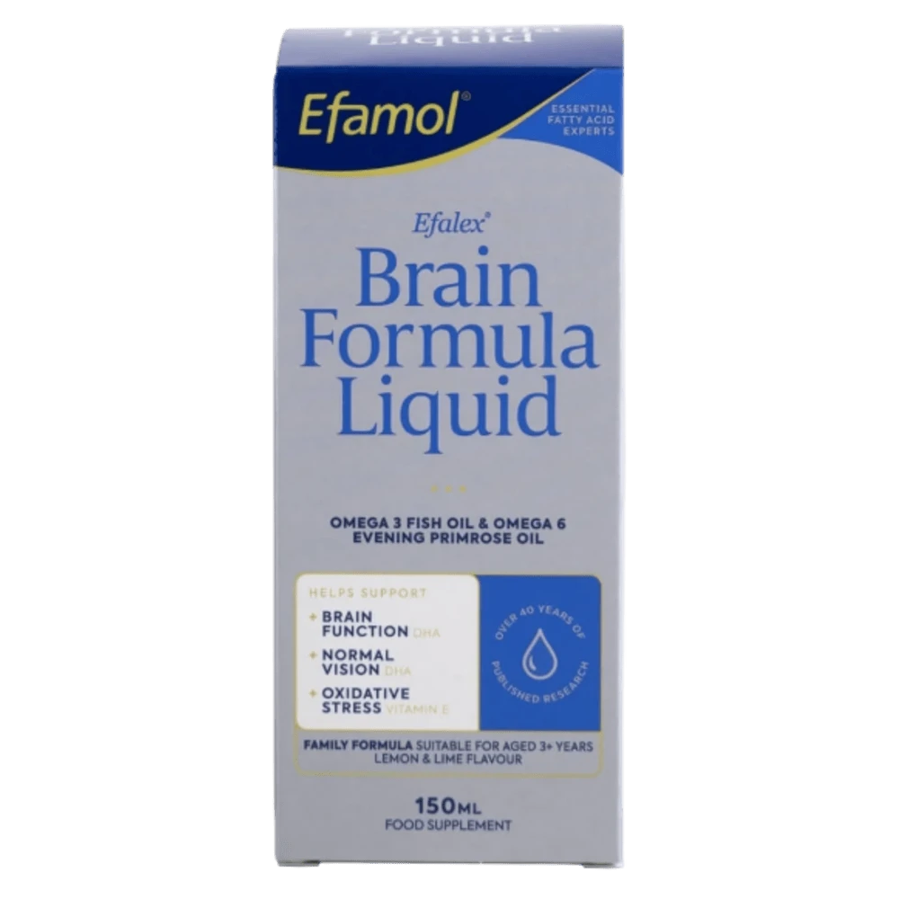 Efamol Brain Liquid Formula with Evening Primerose Oil and Omega 3 & 6 150ml