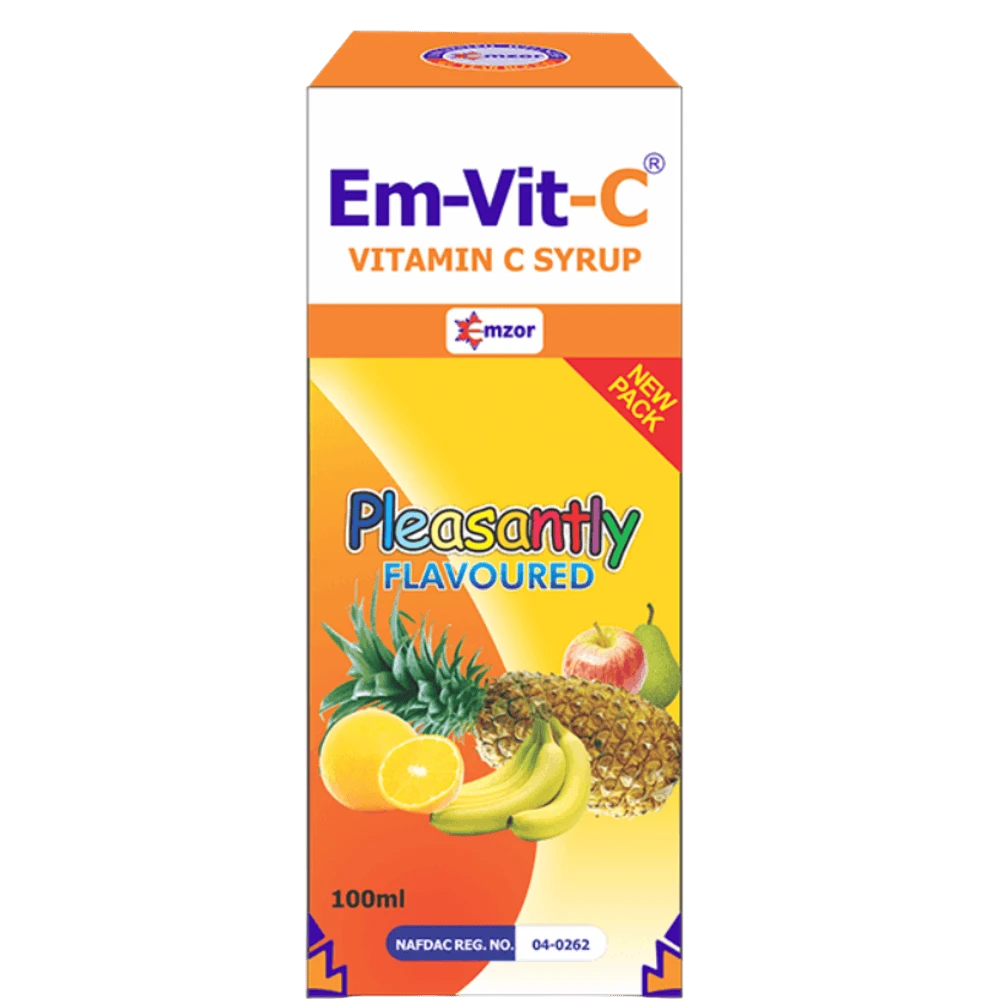Em-Vit-C Vitamin C 100/5ml Syrup x1