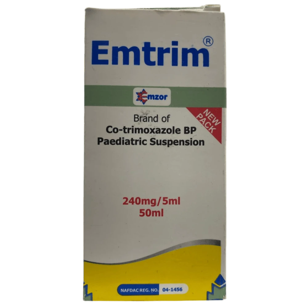 Emtrim Co-trimoxazole BP 240mg/5ml 50ml