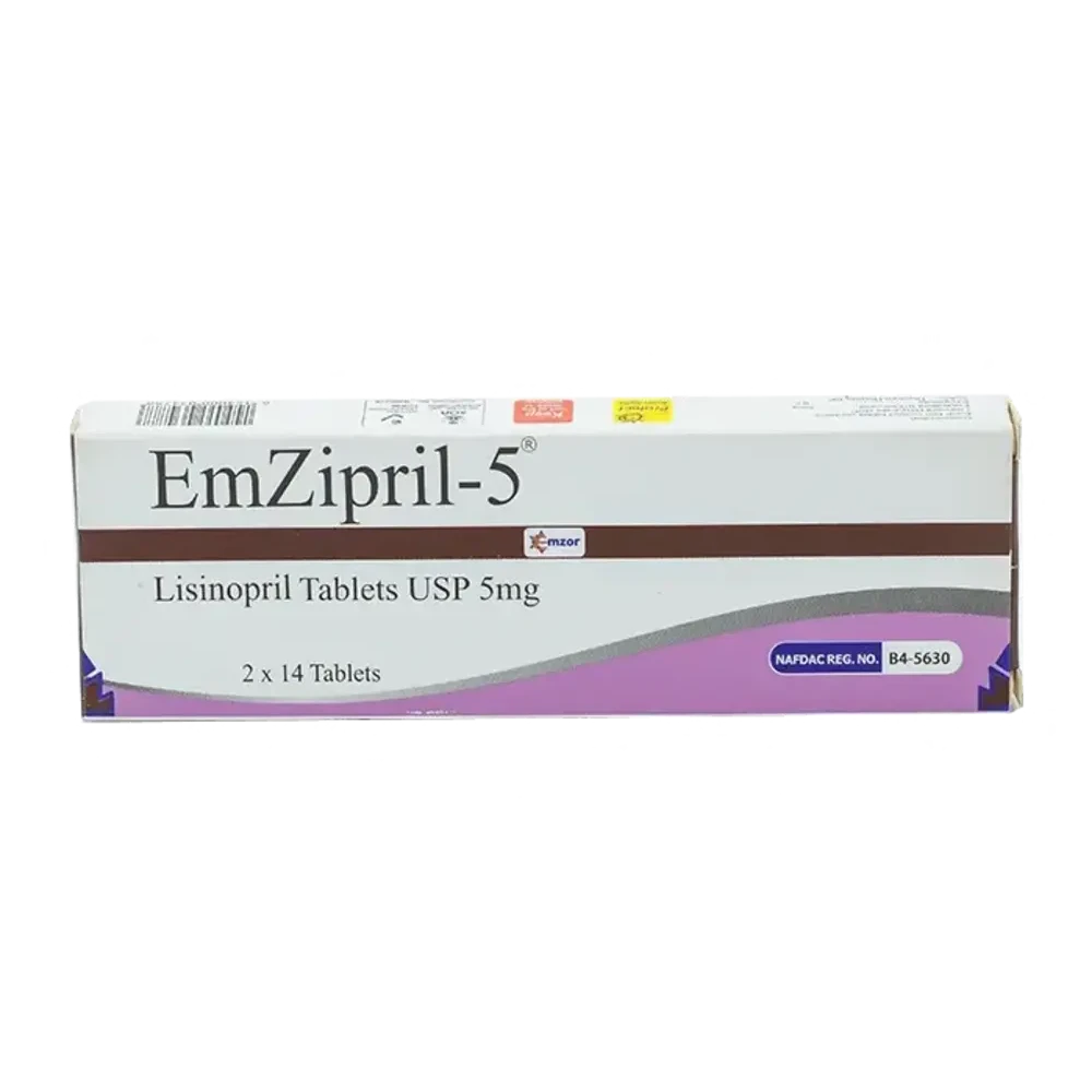 Emzipril Lisinopril 5mg x28