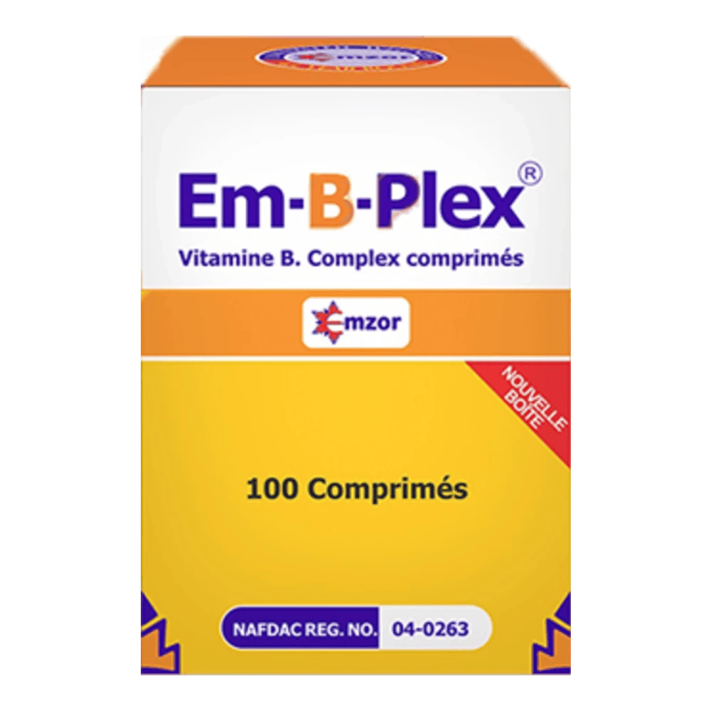 Emzor Vitamin B Complex 100mg x100