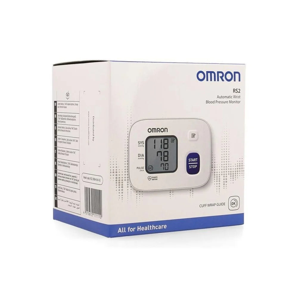Omron Digital Blood Pressure RS2 Series Wrist Monitor