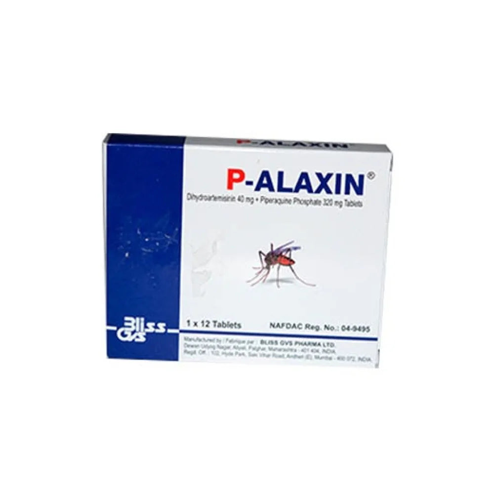 P-Alaxin (Dihydroartemisinin/Piperaquine) Tabs x12