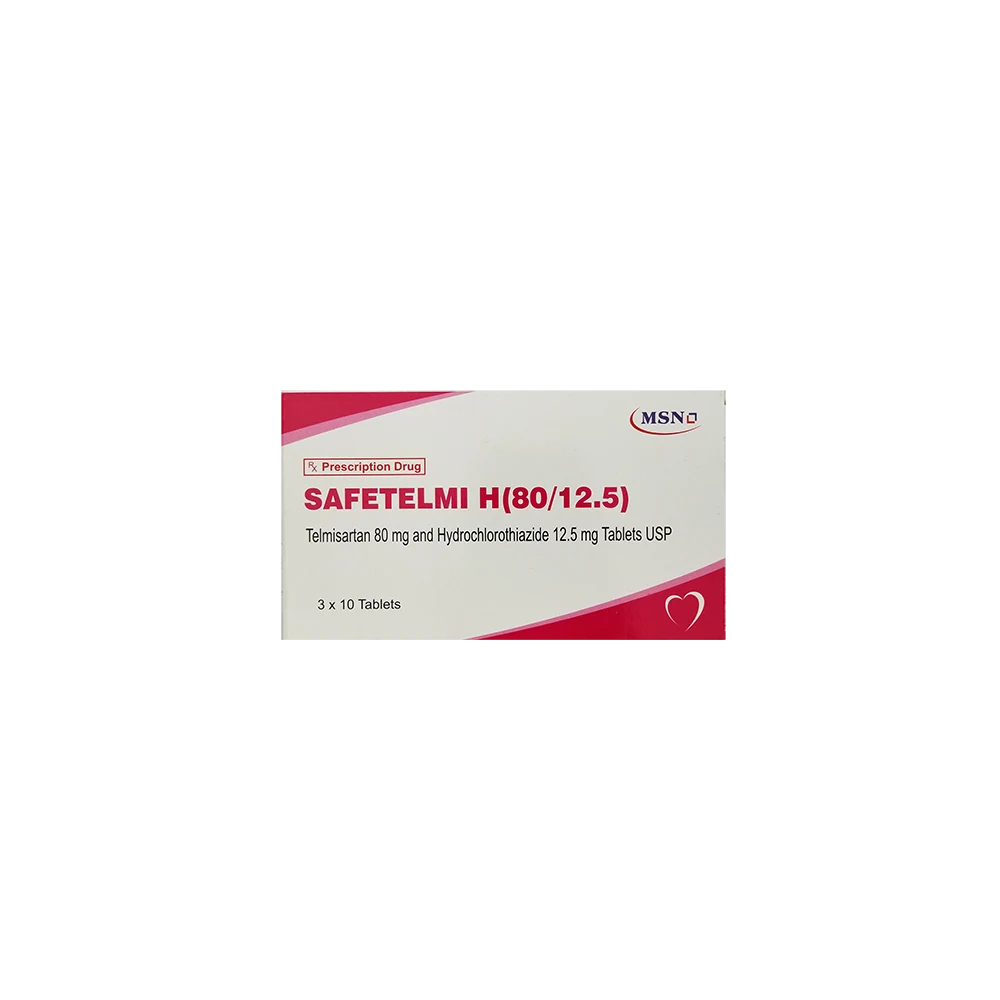 Safetelmi H Telmisartan Hydrochlorothiazide 80/12.5 x30 Tab