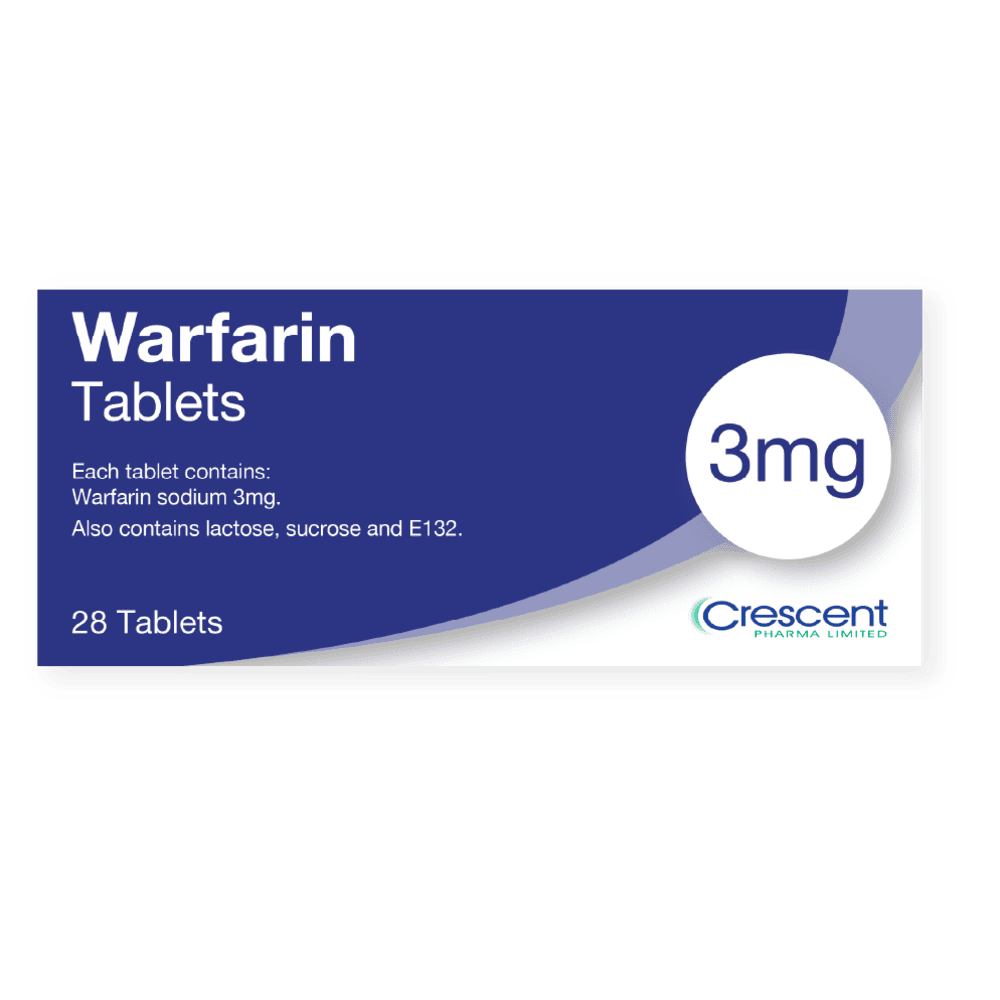 Warfarin Crescent Pharma 3mg x28