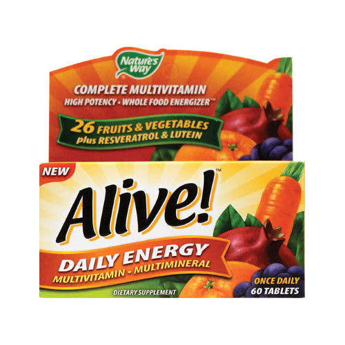 Nature's Way Alive! Daily Energy Multivitamin Tablets X 60