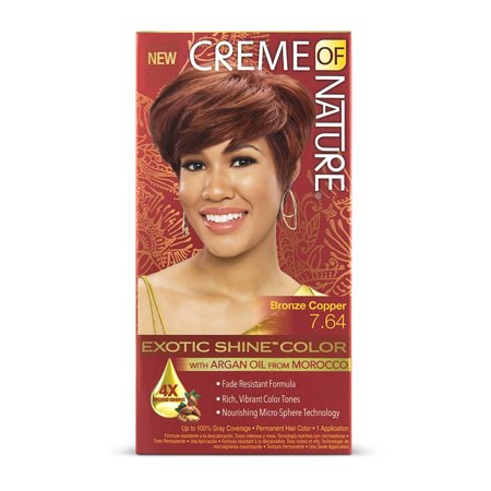 Creme of Nature Exotic Shine Hair Color 7.64 (Bronze Copper)