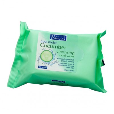 Beauty Formulas Cucumber Cleansing Wipes