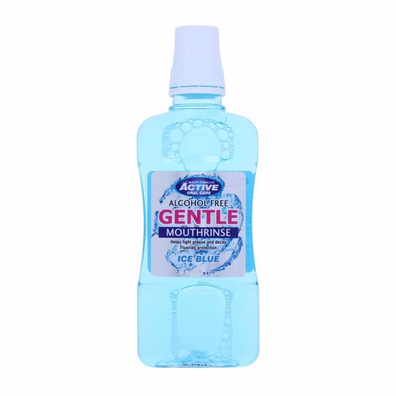 Active Oral Care Alcohol Free Gentle Mouthwash (Ice Blue 500ml