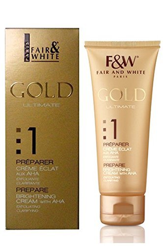 Fair & White Gold 1 Brightening Cream with AHA 2.53oz