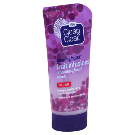 Clean & Clear Morning Burst Fruit Infusions Smoothing Facial Scrub