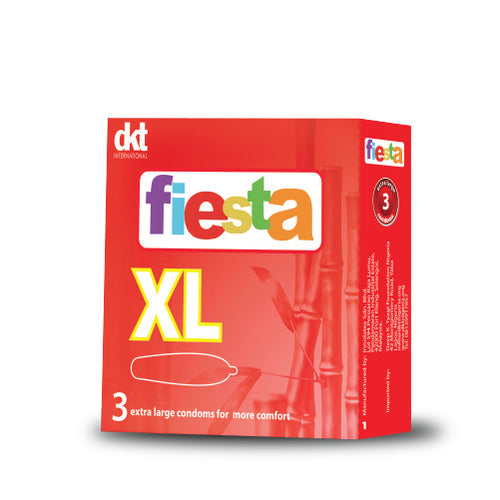 Fiesta Extra Large Condoms x3