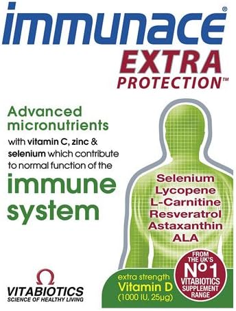 Vitabiotics Immunace Extra Protection Tablets x 30