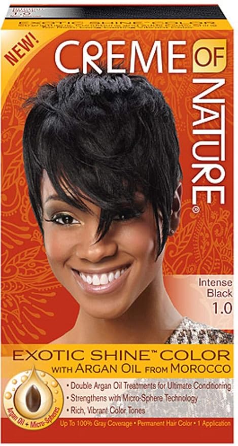 Creme of Nature Exotic Shine Hair Color 1.0 (Intense Black)