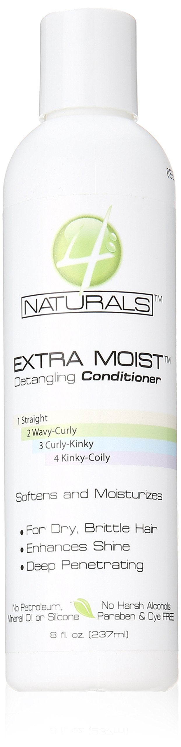 4 Naturals Extra Moist Detangling Conditioner 8oz