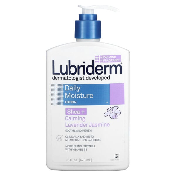 Lubriderm Daily Moisture Lotion Shea + Calming Lavender Jasmine