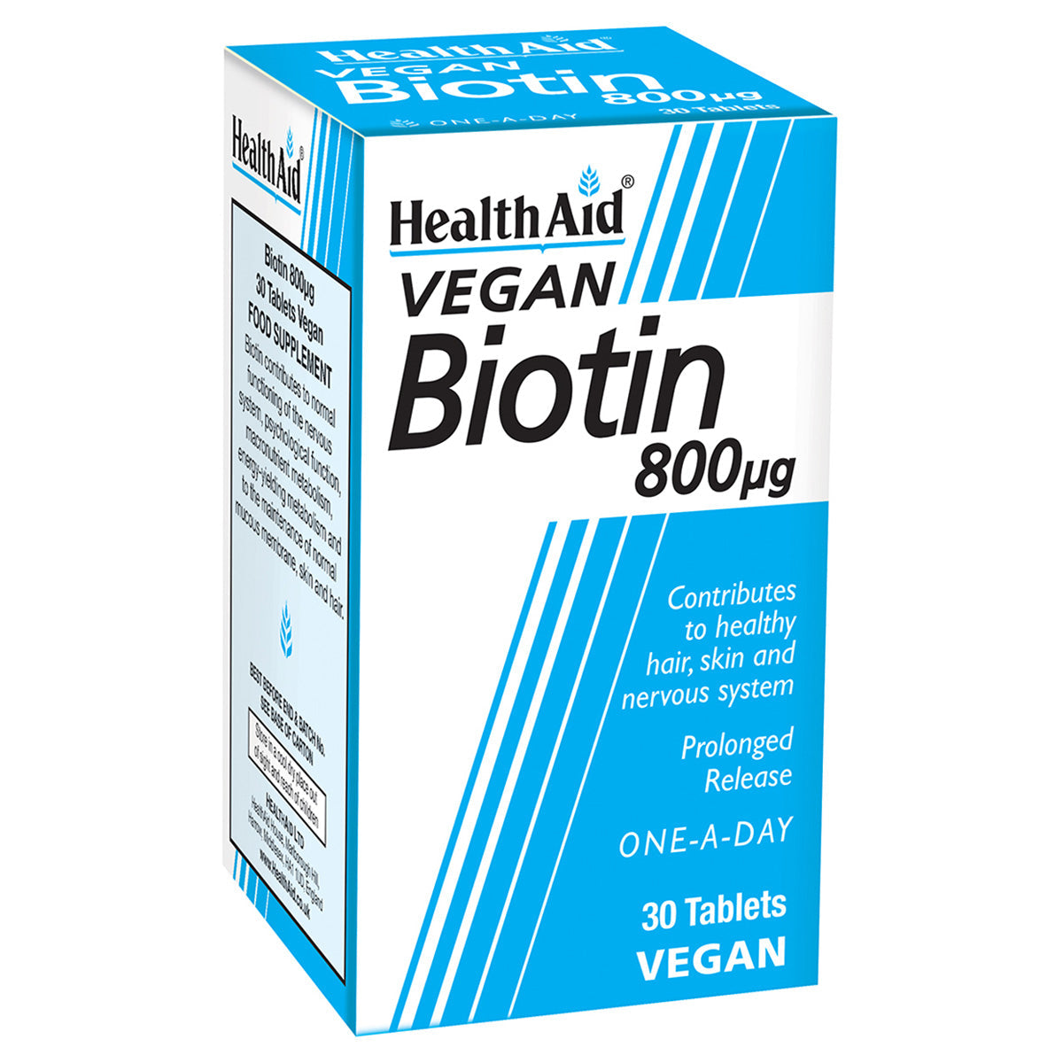 HealthAid Biotin 800ug Tablets X 30