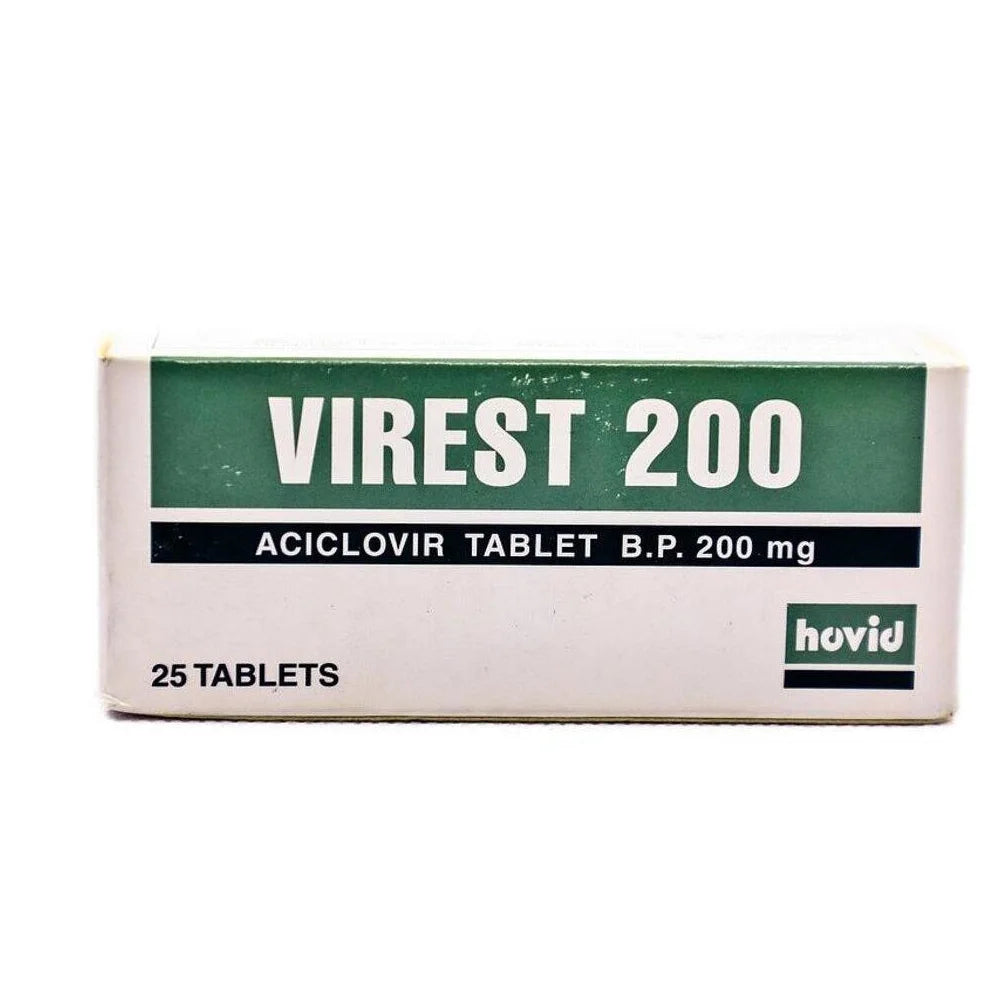 Virest Aciclovir 200Mg X25