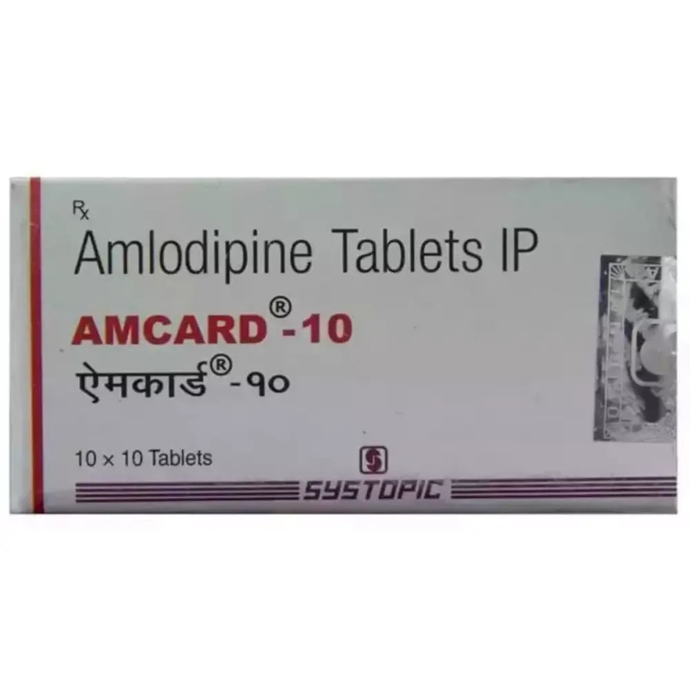 Amcard 10 Amlodipine Besylate 10mg x28