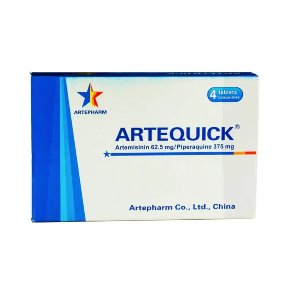 Artequick Artemisinin/Piperaquine x4 Tabs