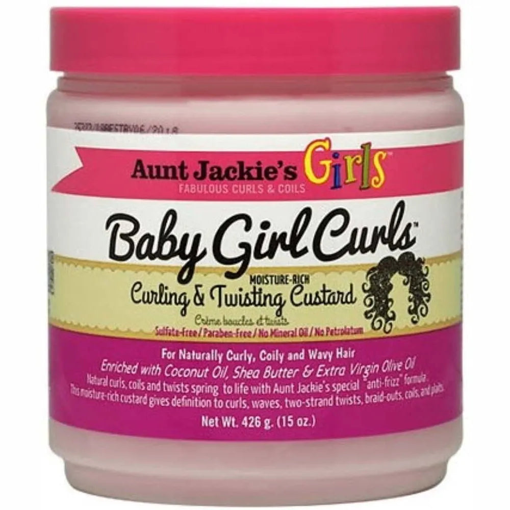 Aunt Jackie's Girls Baby Girl Curls Custard 15oz