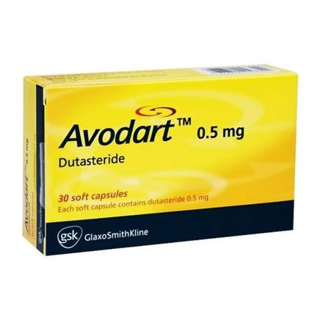Avodart (Dutasteride) 0.5mg Caps x30