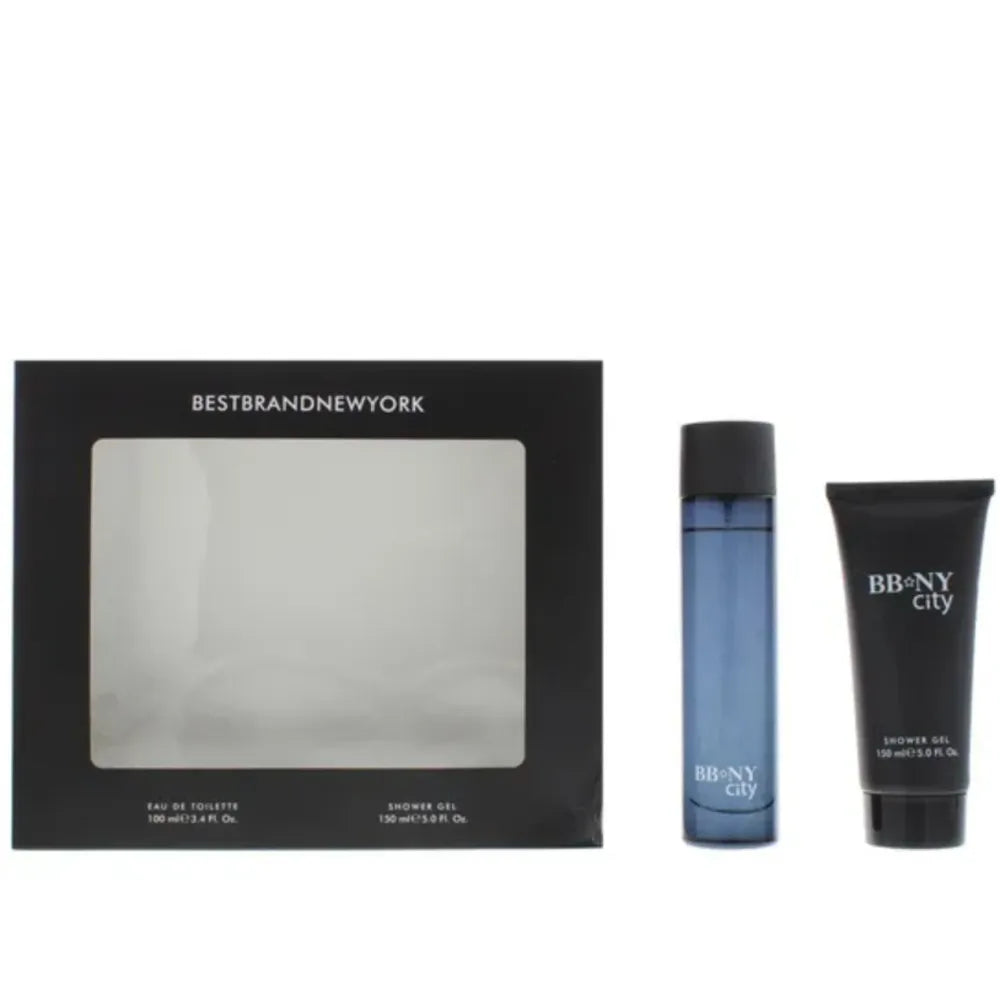 BBNY City Pour Homme Eau De Toilette 100ml & Shower Gel Gift Set For Him