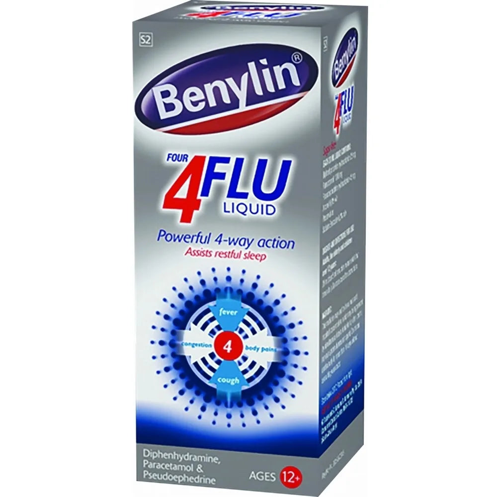 Benylin 4 Flu Syrup 200ml