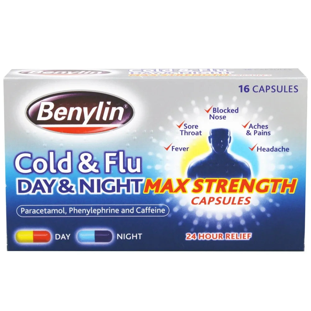 Benylin Cold & Flu - Day & Night Max Strength x16