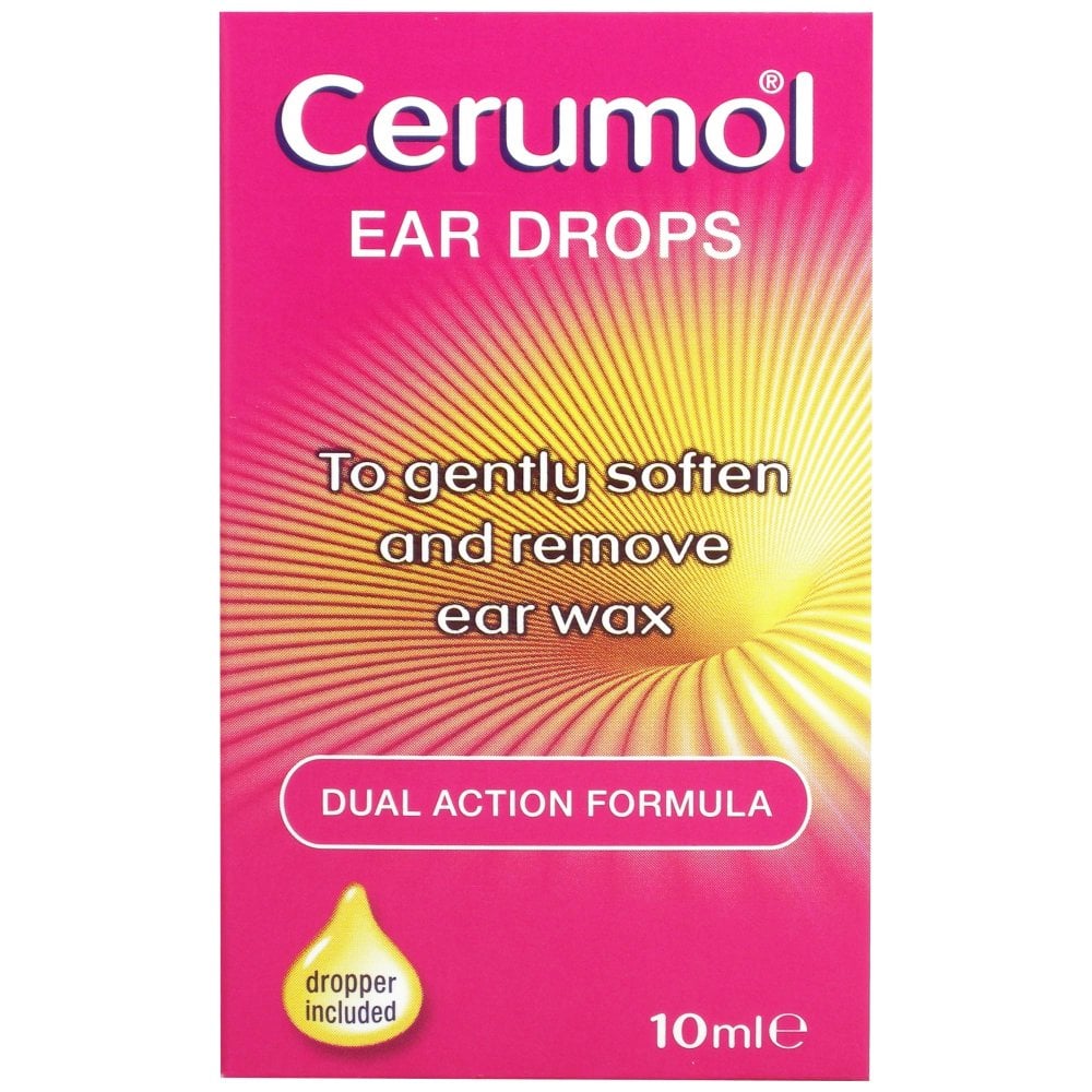Cerumol ear drops (Dual action formula