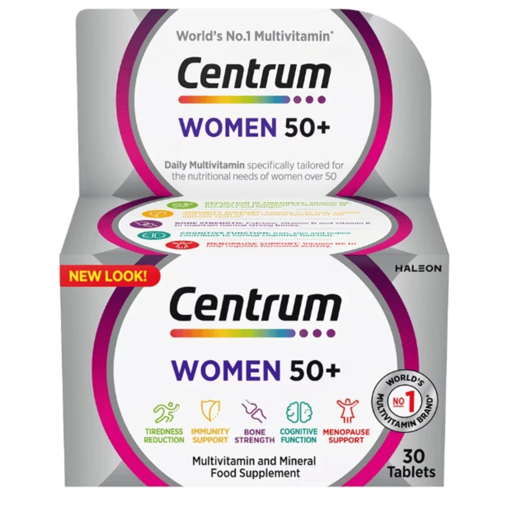 Centrum Women 50+ Multivitamin Tablets x 30
