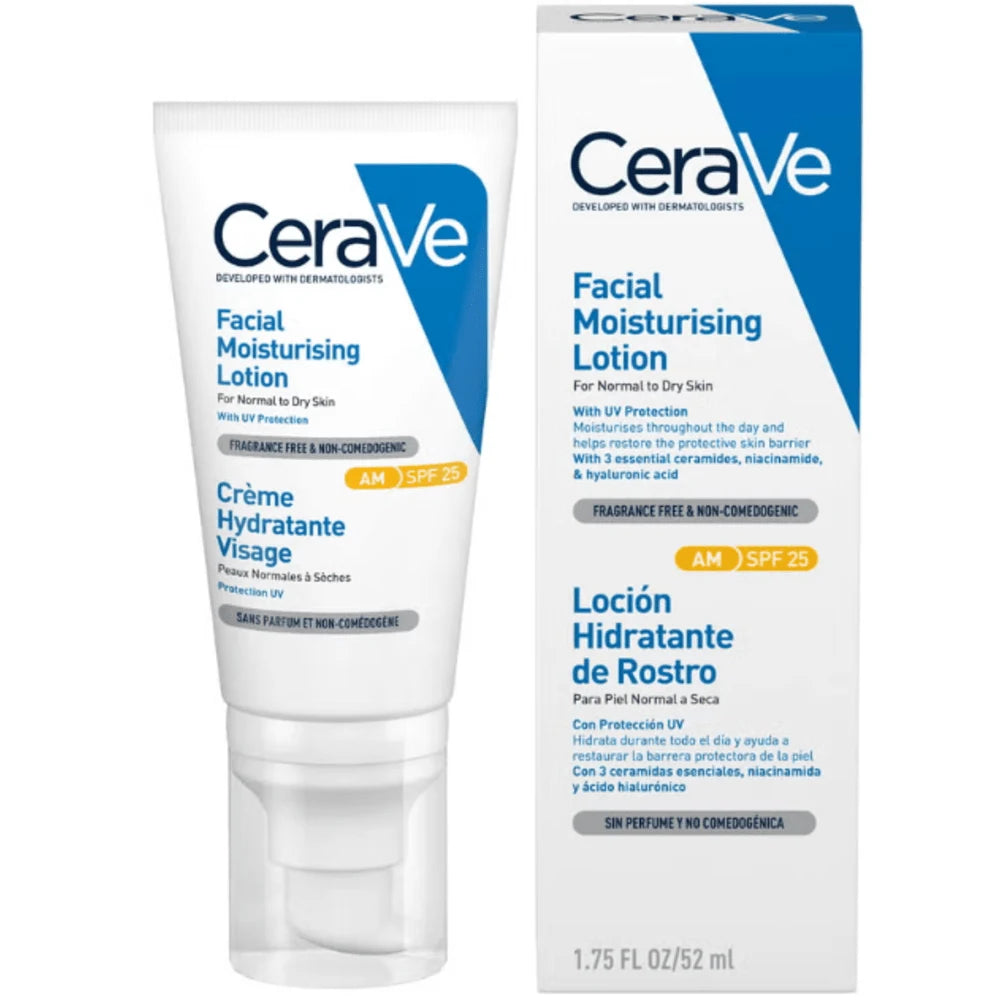 CeraVe AM Facial Moisturising Lotion Spf25 52ml