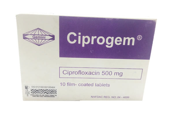 Ciprogem 500mg Tablets