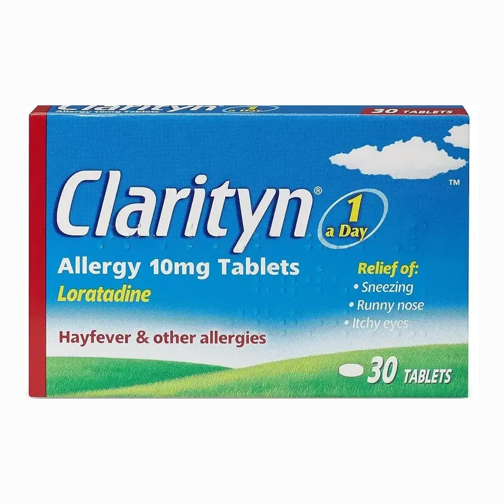 Clarityn (Loratadine) Allergy Relief 10mg Tabs x30