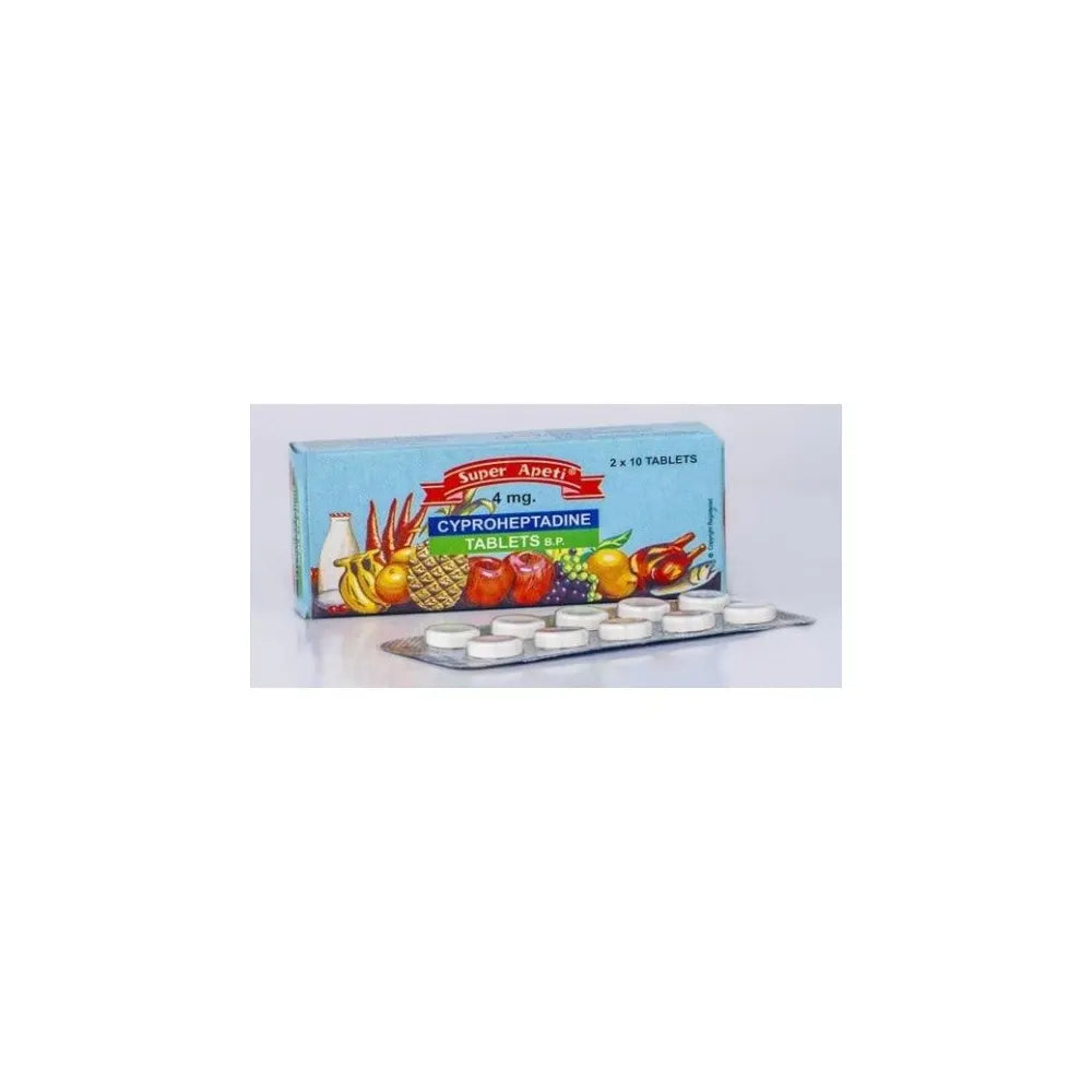 Super Apetite Cyproheptadine 4Mg X20