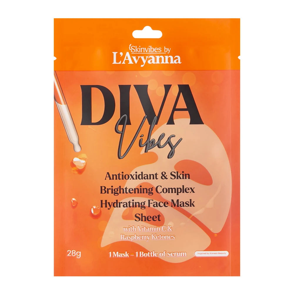 L'avyanna Diva Vibes Face Mask Sheet Box x4