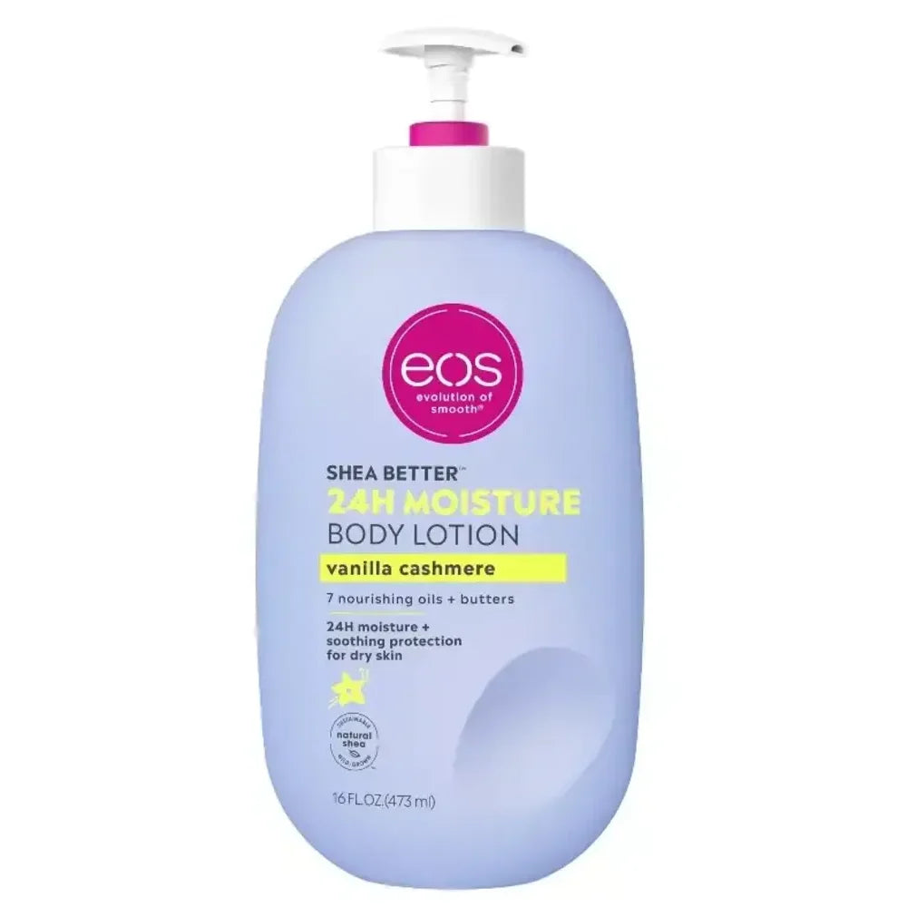EOS Shea Butter Body Lotion Vanilla Cashmere 473ml