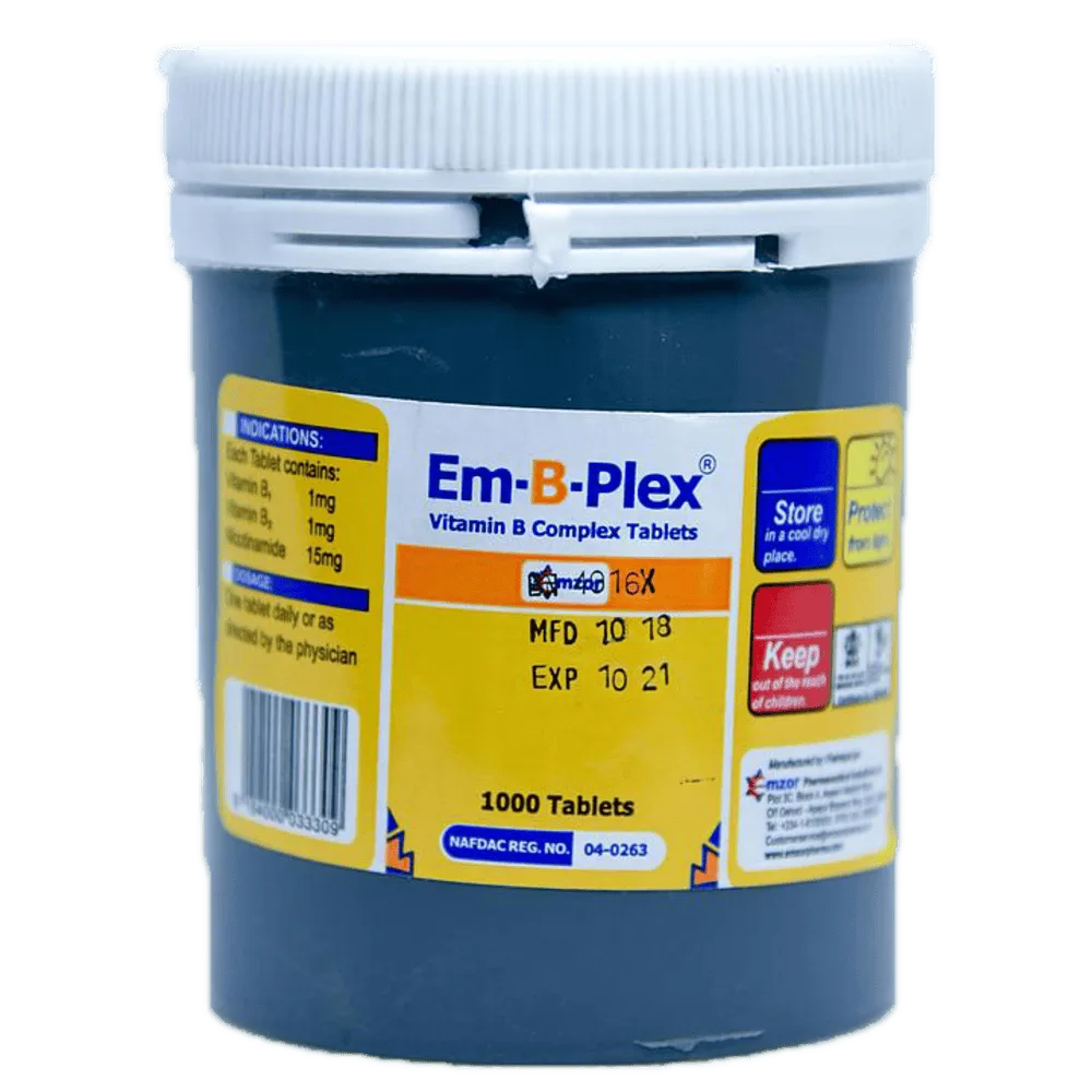 Em-B-Plex (Vitamin B Complex) Tablet x1000