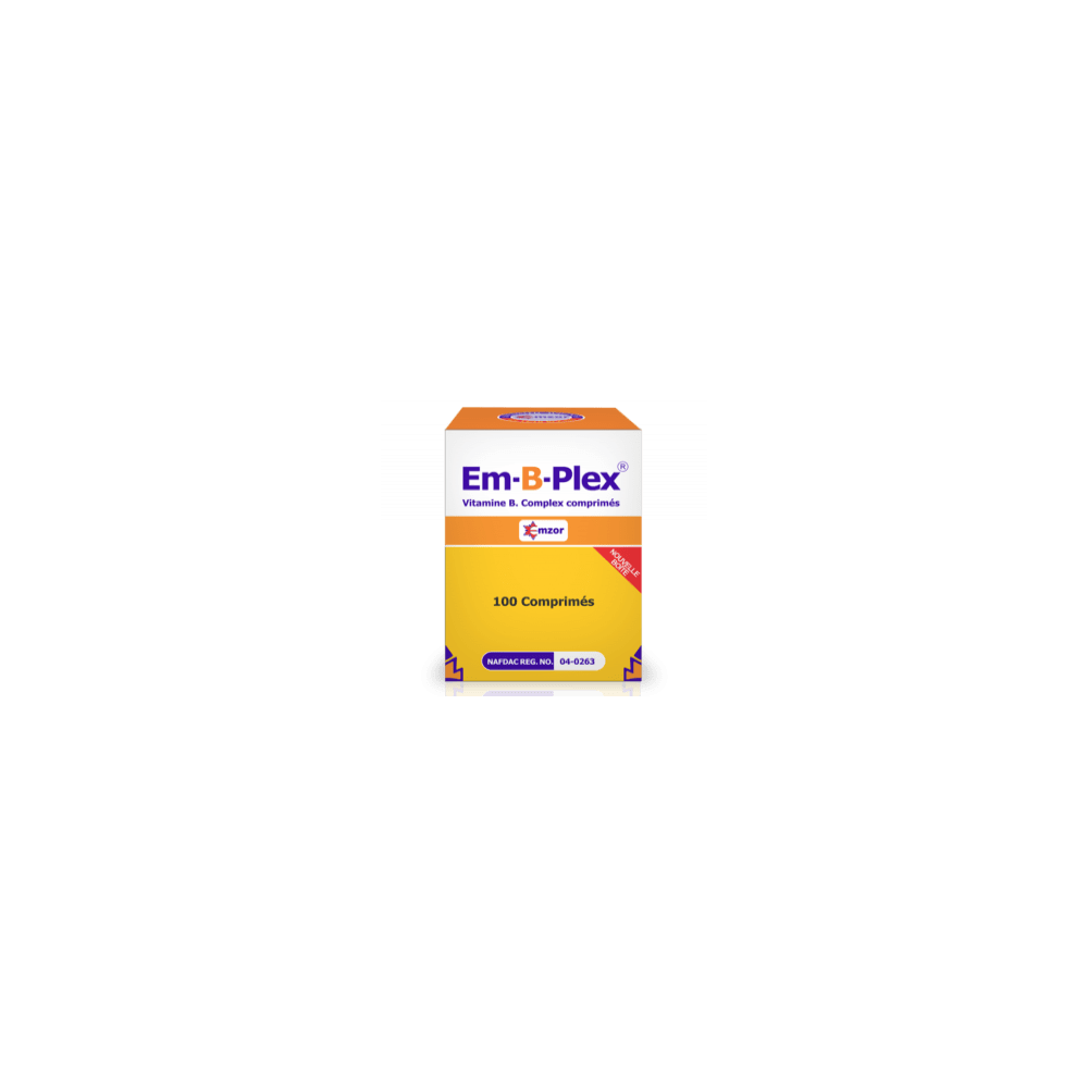 Emzor Vitamin B Complex 100mg x100