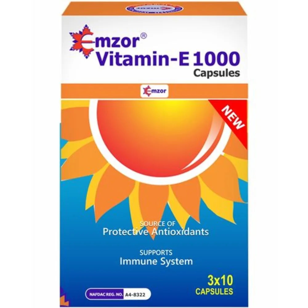 Emzor Vitamin E 1000mg x30