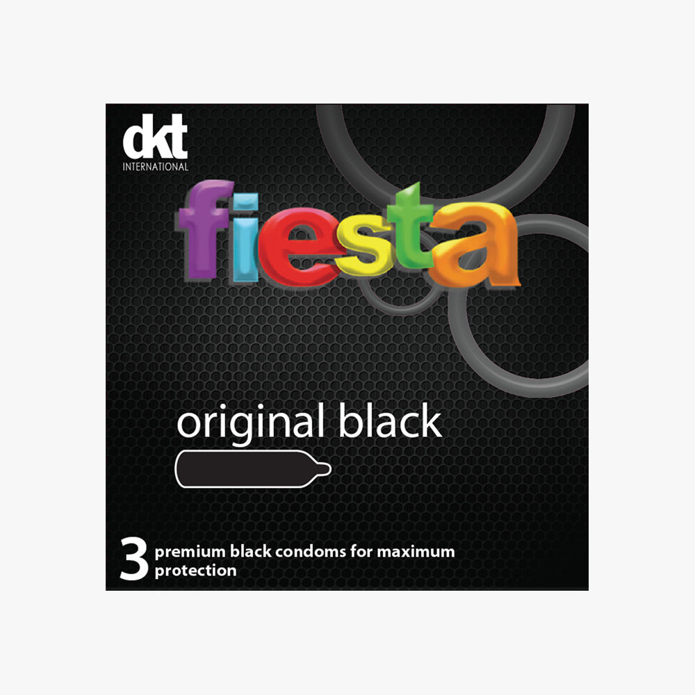 Fiesta Original Black Condoms