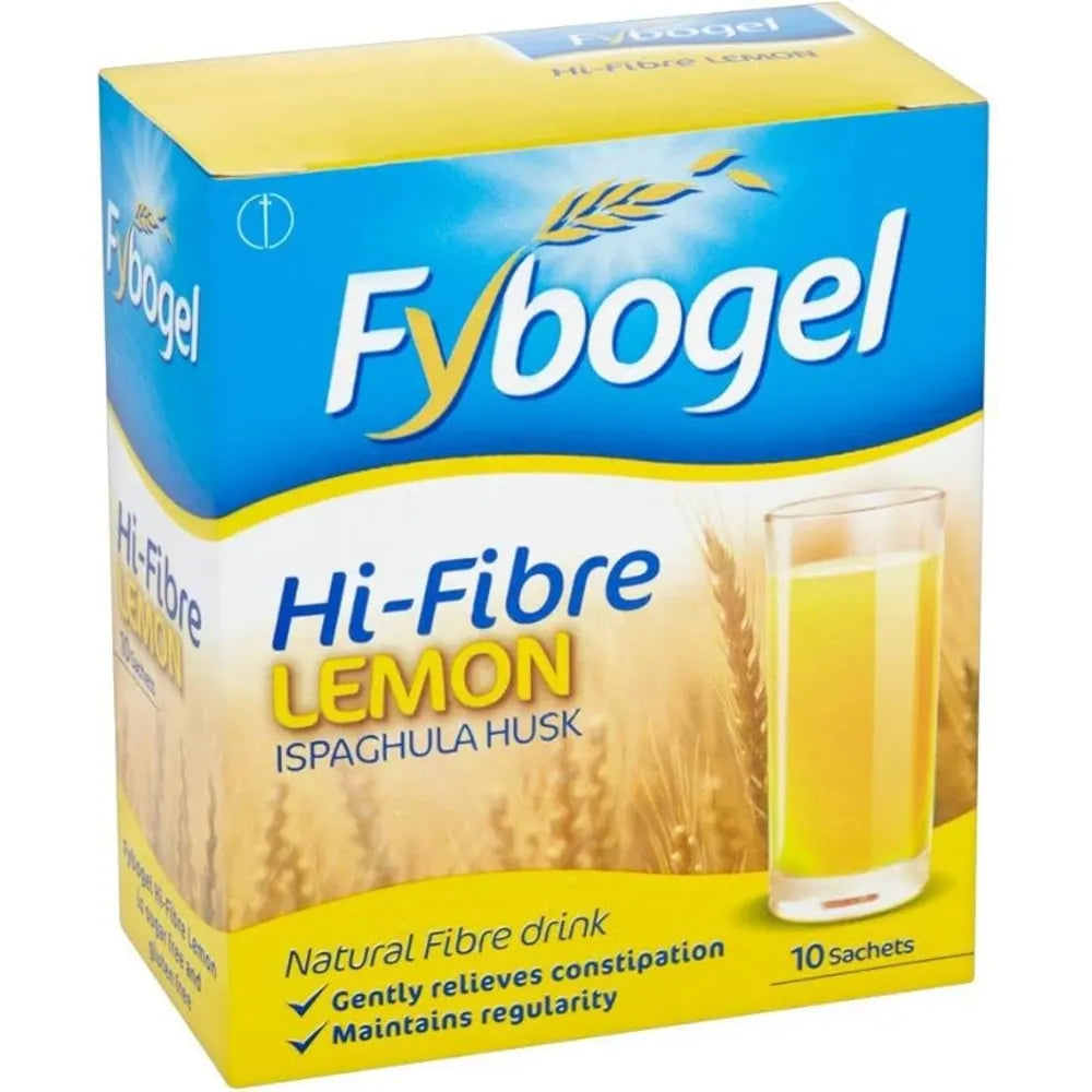 Fybogel Hi-Fibre Powder (Lemon) x10 Sachets