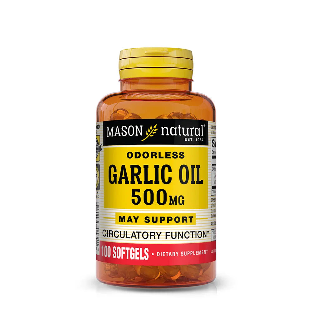 Garlic Odorless (Mason) 500Mg X100