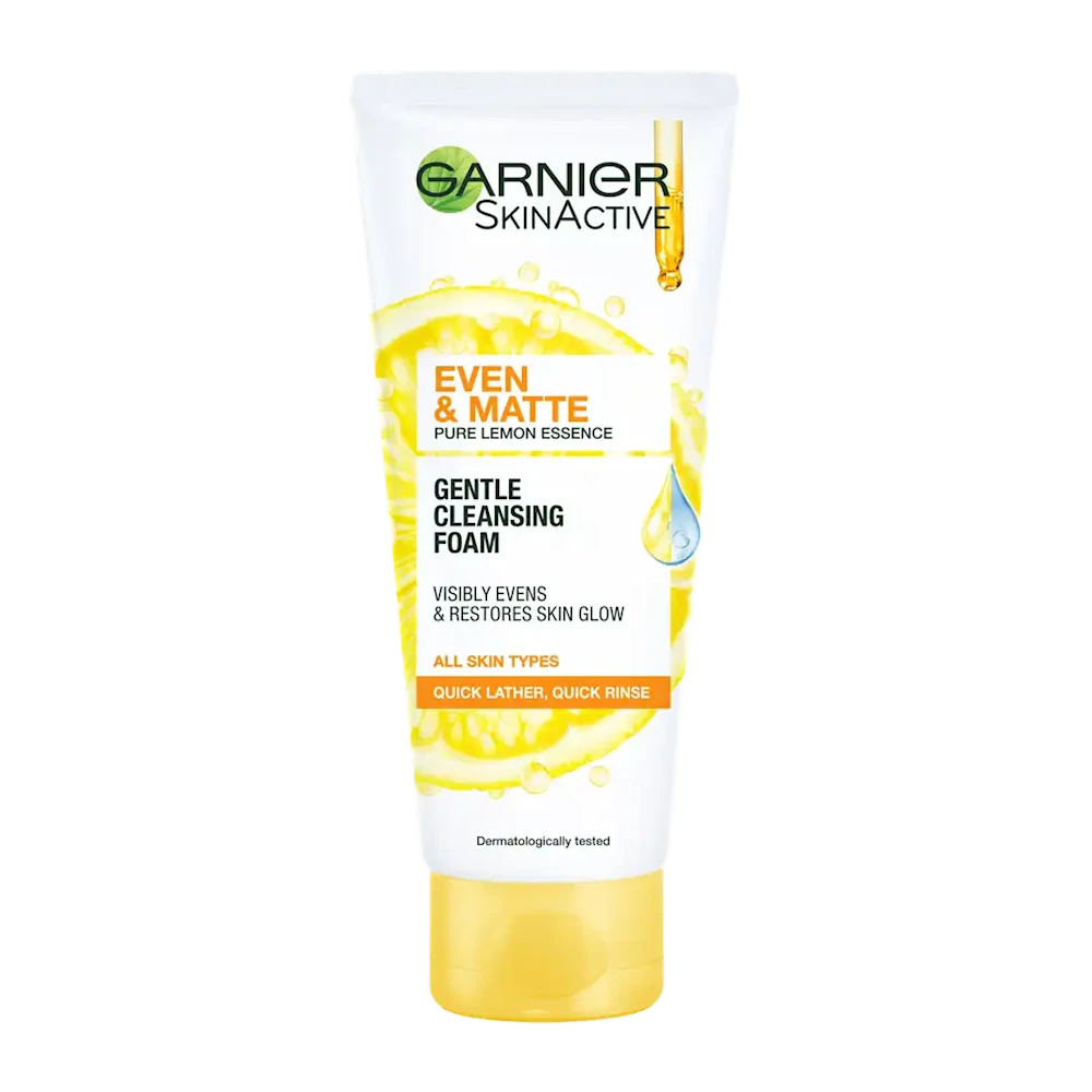 Garnier Even & Matte Gentle Cleansing Foam 100ml